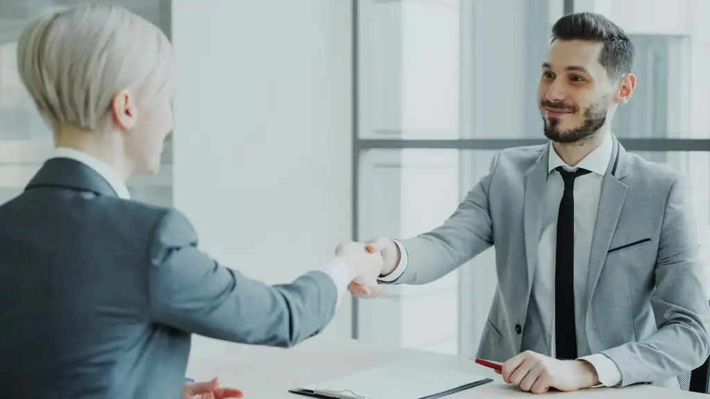 Meeting a client across the table at our Southampton office